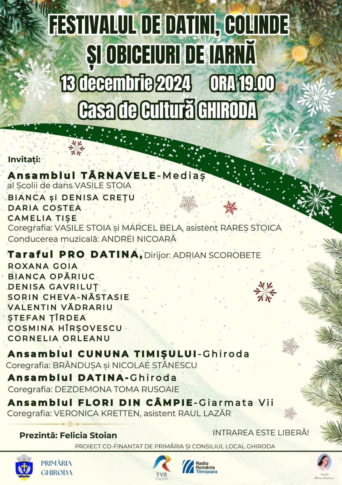 Festivalul de Datini, Colinde și Obiceiuri de Iarnă - Ediția a XIV-a